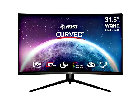 "MSI LED 31.5 Inch G32CQ5P WQHD Curved Gaming Monitor Price in Pakistan, Specifications, Features"