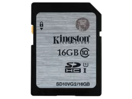 Kingston SD10VG2 16GB SDHC Class 10 UHS-I Flash Memory Card