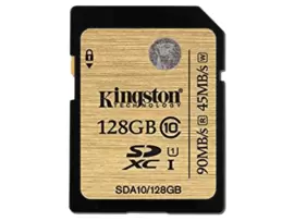 Kingston SDA10 128GB SDHC Class 10 UHS-I Ultimate Flash Memory Card