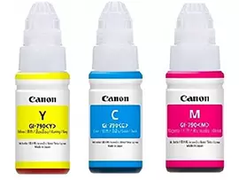 Canon GI-790 Ink Bottle Yellow,Cyan,Magneta Color