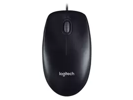 Logitech M100r Wired Mouse Black