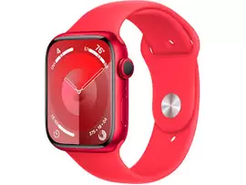 Apple Watch Series 9 41mm Red Aluminum Case With Red Sports Band