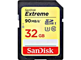 SanDisk 32GB 90mb/s Extreme SDHC Memory Card