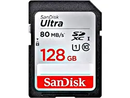 SanDisk Ultra 128GB 80mb/s SDHC Memory Card