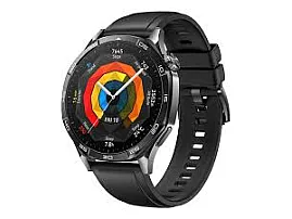 Huawei GT5 46mm Watch with Black Fluoroelastomer Strap