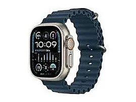 Apple Watch Ultra 2 49MM Natural Titanium Case With Navy Ocean Band