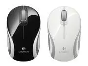 Logitech Wireless Mini Mouse M187   Black ,Blue, White